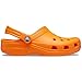 Crocs Unisex Classic Clog, Orange Zing, 7 Women/5 Men