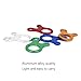 Vdaxvme 10 Pcs Tent Rope Buckle Tent Fastener Tensioner 3 Hole Rope Tensioner Aluminum Alloy Guyline Cord Adjuster