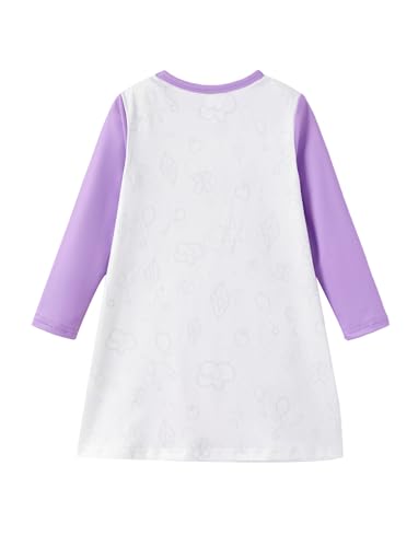 My Little Pony Girls A Line Long Sleeve Skirt Dress Unicorn Graphic Cute Fall Winter Outfit for Baby Toddler Kids 2-6 Years2