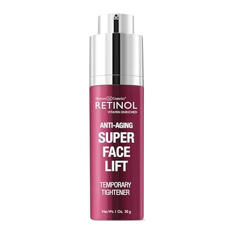 Retinol Super Face Lift - Visibly firms and tightens for a lifted, younger look. Infused, Vitamins C & E, this firming blend is a beauty “quick-fix” Cover
