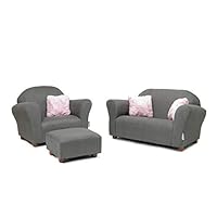 Algopix Similar Product 1 - Keet Plush Childrens Set Sofa Chair
