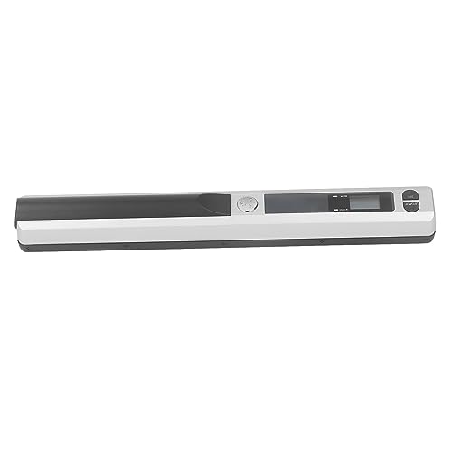 Escáner Portátil, Pantalla Clara Formato JPG PDF Versátil Plug and Play Escáner Fotográfico Portátil de 3 Modos Escaneo Rápido para Empresas (Silver)