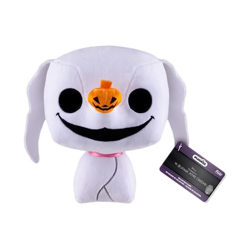 Peluche Zero Nightmare Before Christmas Pop! Plush Disney aux finitions premium brodées