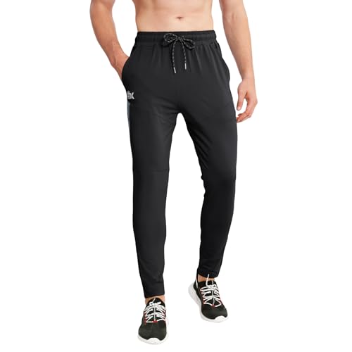 BROKIG Mens Tapered Gym Joggers,Men's Lightweight Jogging Pants Quick Dry Casual Athletic Running Workout with Pockets3