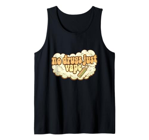 No Drugs Just Vape Vaporwave Tank Top