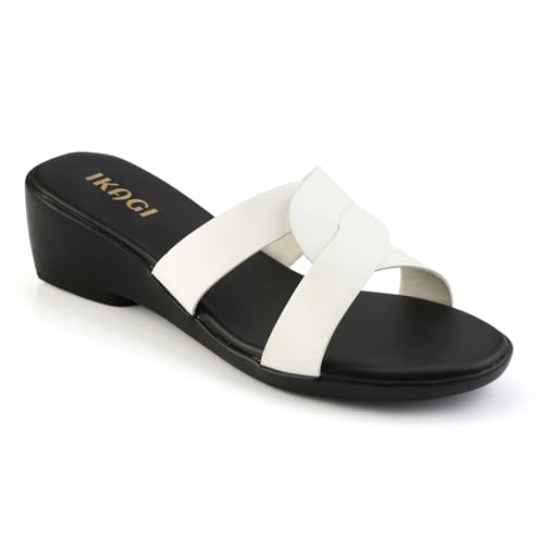 Image of IKAGI Sandal Fashion Wedding Casual Platform Wedges Slip-On Sandals For Womens & Girls