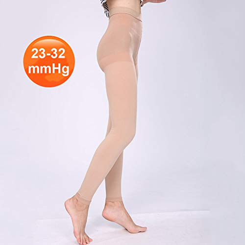 ADMLZQQ Compression StockingsPantyhose for Women, 23-32 mmhg Open Toe Graduated Support Hosiery2