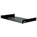 NavePoint Universal Rack Tray Vented Shelves 1U Black 10 Inches (250mm deep) No Lip