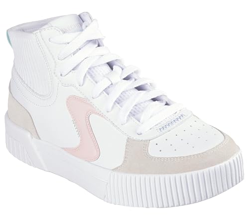 Skechers Jade Cruise Thru basket femme sneaker basse en toile blanche lacet