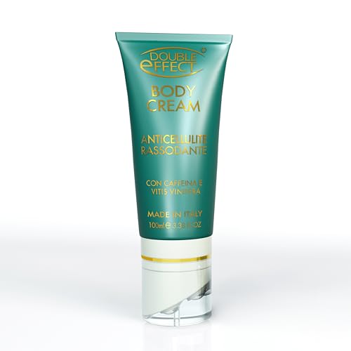 CREMA ANTICELLULITE RASSODANTE CON CAFFEINA E VITIS VINIFERA 100ML. DOUBLE EFFECT BODY CREAM - SNELLISCE E RASSODA PER UNA PELLE PIU LEVIGATA E TONICA