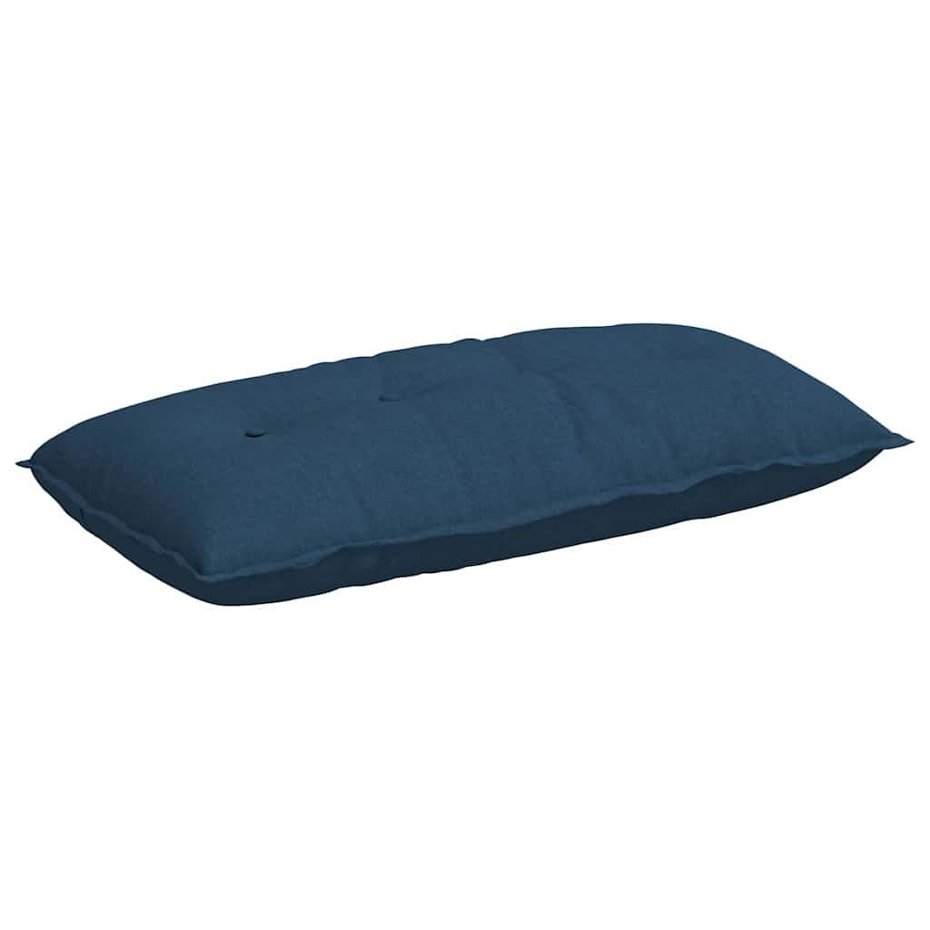 Cuscino per la schiena, blu, 100 x 19 x 50 cm, in tessuto, cuscino da lettura | Cuscino ergonomico a cuneo con rivestimento sfoderabile per leggere e rilassarsi in camera da letto o soggiorno.