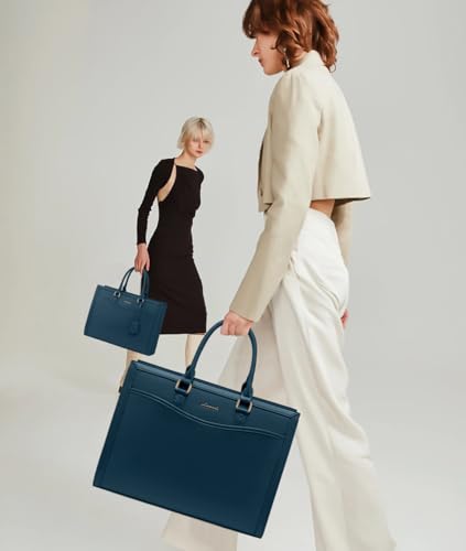 Image of LOVEVOOK Laptop Tote Bag for Women, Office Work Bag Briefcase fit for Laptop, Large Capacity Teacher Bag Handbag