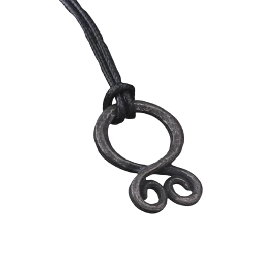 Collier runes vikings chaîne coton pour éviter les allergies de peau