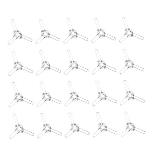 balacoo Metal Lampshade Spring Clip 24pcs Set for Rattan Bamboo Glass Ball Lamps Enhance Visual Appeal
