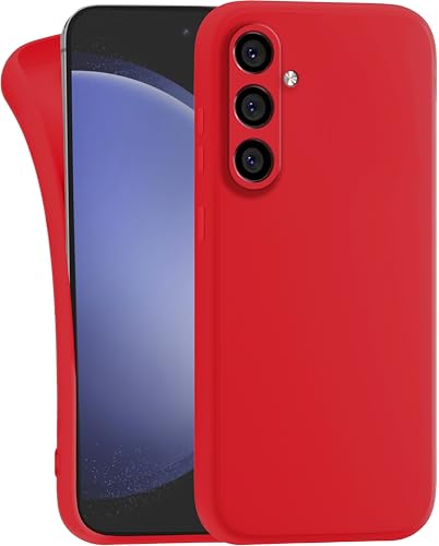 MyGadget Funda para Samsung Galaxy S24 Plus en Silicona TPU   Carcasa Slim & Flexible   Case Resistente Antigolpes y Anti choques   Ultra Protectora Rojo