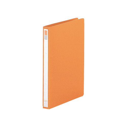 Classeur A4 LIHIT LAB F867U-4 orange au design japonais compact et à haute résistance