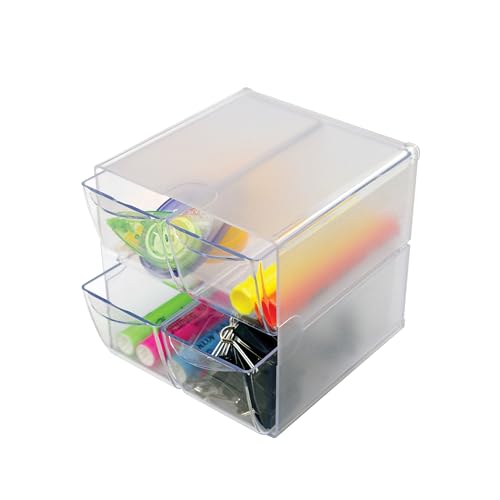 Deflecto Stackable Cube Organizer 6