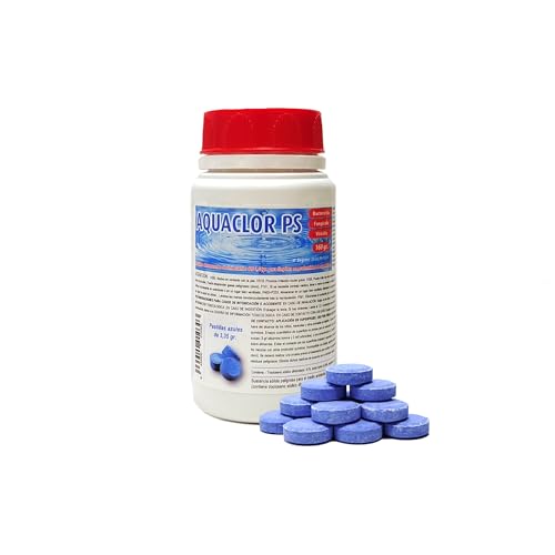 Lejía en pastillas desinfectantes 3 Acciones AQUACLOR PS 160 GR: biocida, bactericida y fungicida