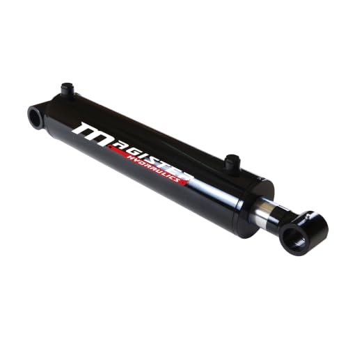 Image of Magister Hydraulic Cylinder 4 inch Bore x 60 inch Stroke, Welded Hydraulic Ram with Cross Tube Ends, Double Acting Hydraulic Piston 3500 PSI (WCT 4x60)