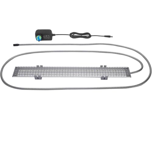 M&M Cage Company - Bird Cage Light with Chew Guard - Full Spectrum LED Pet Lamp - Simulates Natural Environment - Safe for Destructive Chewers, Parrots, & Hook Bills -18" Hookbill Light