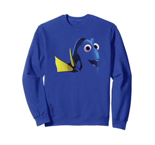 Sweatshirt Finding Dory Pixar bleu en coton pour enfant fan du film d'animation