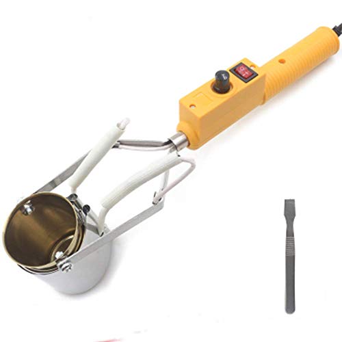 GLX Petit Four Principal Tenu À La Main Brasage Four Four Portable Haute Performance, Adapté pour Verser des Outils De Brasage D'indium-Étain Tête-Plomb-Étain,Jaune