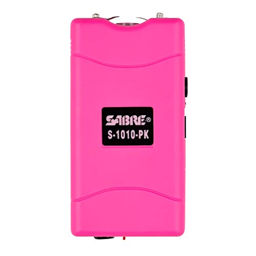 SABRE Stun Gun & LED Flashlight – Delivers 1.16 µC Powerful Pain-Inducing microCoulombs