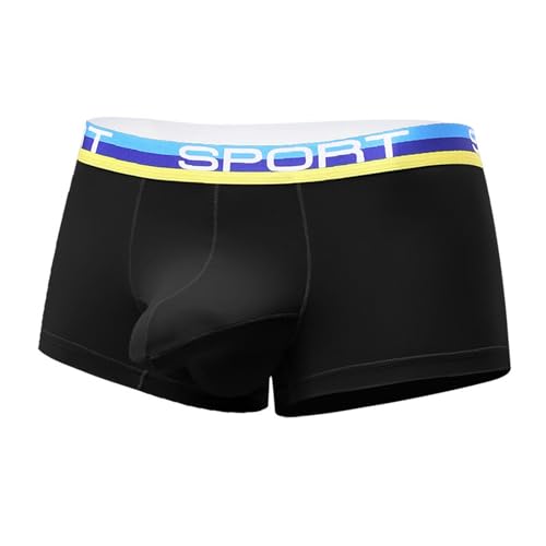 Bóxer de hombre con doble cavidad de separación pack de 3 calzoncillos negros XL premium 2