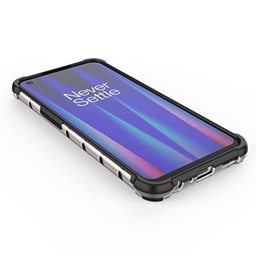 Image of Glasgow Back Case Cover Compatible with OnePlus Nord CE 2 5G (Stylish Design) - Black