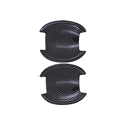 XQSM Black Carbon Fiber Door Handles Cover For Nissan For Juke F15 Car Accessories Stickers 2010-2019 Handles (Color : Bowl 2 Door) Cover
