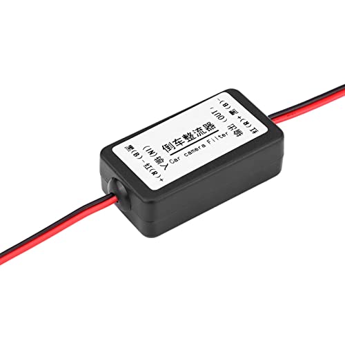 Image of Car Rear View Rectifier for Germany US Car Series, 12V DC Power Relay Capacitor Filter Connector for Backup Camera Rectifier Auto Car Rearview Modification Replacement Part