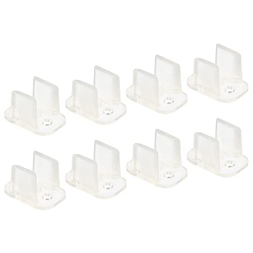 MECCANIXITY LED Neon Mounting Clips Holder Mounting Bracket Support Fixing Clamps Fit 6mm Silicone LED Neon Strip Lighting, Pack of 40