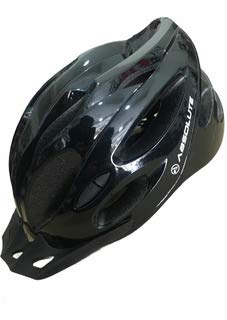 Capacete Ciclismo Bike Absolute Nero Wt032 Led Pisca Viseira (Preto G)