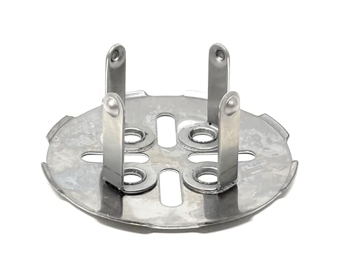 Snap in Shower Drain Strainer, Grate Strainer, Drain Cover Round Stainless Steel for 2\" Pipe - 3\" Diameter, Coladera de Presion