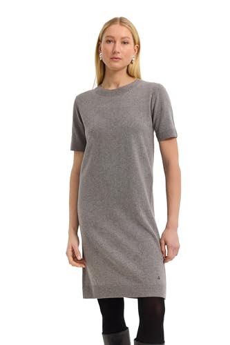 bugatti Damen Strickkleid W9869-85280 Rundhalsausschnitt Wolle-Viskose-Kaschmir-Mix für gemütlich-Elegante Winter-Looks