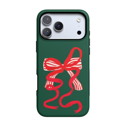 Casely iPhone 17 Pro Case | Santa's Favorite | Holiday Bow | Bold Protective Design | MagSafe Compatible Design