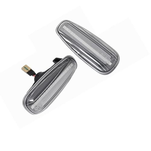 WSUMKH Señal Giro Lámpara Luces LED Dinámicas De Posición Lateral, Intermitentes Secuenciales Para Kia Para Rio 3, Ceed ED, Carens(Dynamic Crystal)