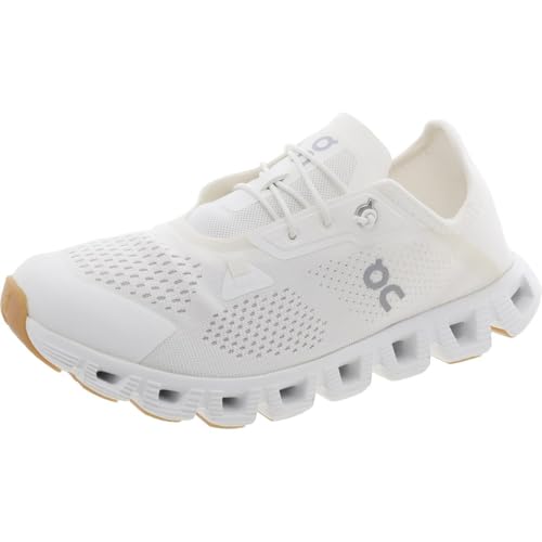 ON Women's Cloud 5 Coast Sneakers, Undyed-White | White, 5