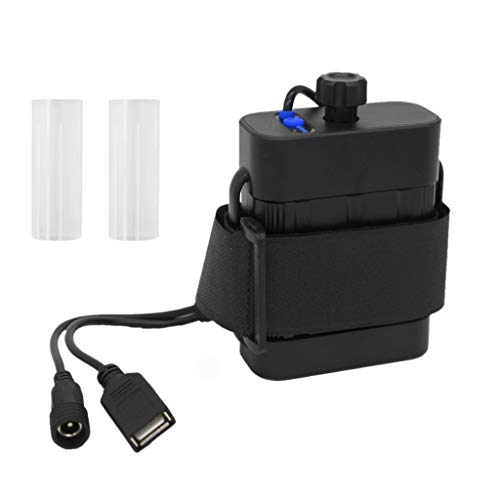 Boîtier batterie 18650 étanche contre la pluie pour chargeur USB et lampe de vélo