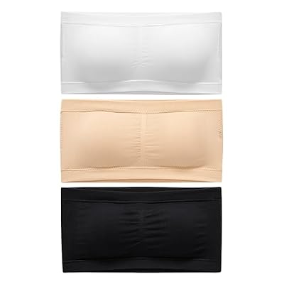 HDGSAFD Pack De 3 Sujetadores Bandeau, Sujetador Sin Tirantes, Sujetador Deportivo, Sujetador Elástico Cómodo, Sujetador Con Relleno | Ya disponible en tu tienda friki favorita! En mundofriki.es! HDGSAFD Pack De 3 Sujetadores Bandeau, Sujetador Sin Tirantes, Sujetador Deportivo, Sujetador Elástico Cómodo, Sujetador Con Relleno | Ya disponible en tu tienda friki favorita! En mundofriki.es!