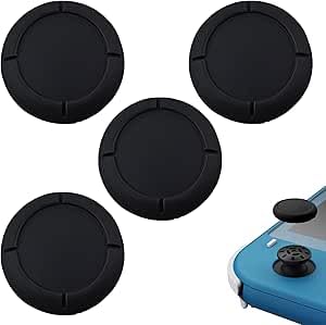 12 Stück Joystick Kappen Für Switch,Silikon Joystick,Joystick Kappen Switch,Controller Schwarze Griffabdeckungen,Silikon Thumb Grips,Ersatzteile Für Spielerlebnis Verbessern