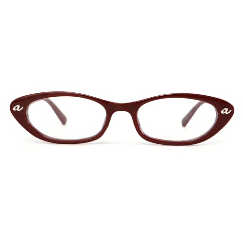 Image of boten Cat Eye Blue Light Blocking Glasses for Women Men Small Oval Eyeglasses Anti Glare Nerd Eyewear