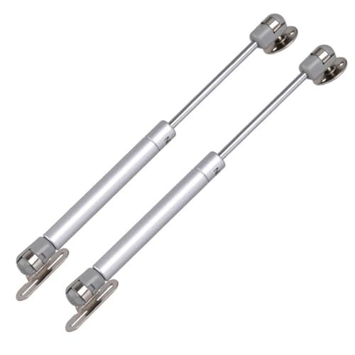 2 Piezas Amortiguadores de Gas, 100N/10KG Resorte de Gas, para Puertas Armario Muebles de Cocina Elevación Neumática Lid Stay Elevables Bisagra