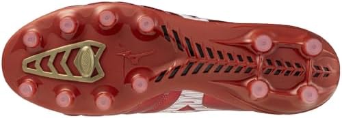 Mizuno Monarcida NEO 3 Pro Soccer Spike, Ruby red × white, 29.5 cm