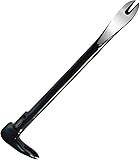 JOVANT 2-Piece Nail Puller Set, 12”Pry Bar, 10” Mini Crowbar, Cats Claw Nail Remover, pry bar set, for Kitchen Remodel, Prying Apart Baseboard, Multi-sided Forged Steel Made carpenter tools (12'')