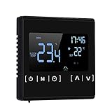 HIONJIN Water Heating Thermoregulator LCD Touch Screen Thermostat Electric Floor Heating System Temperature Controller Tools(D)