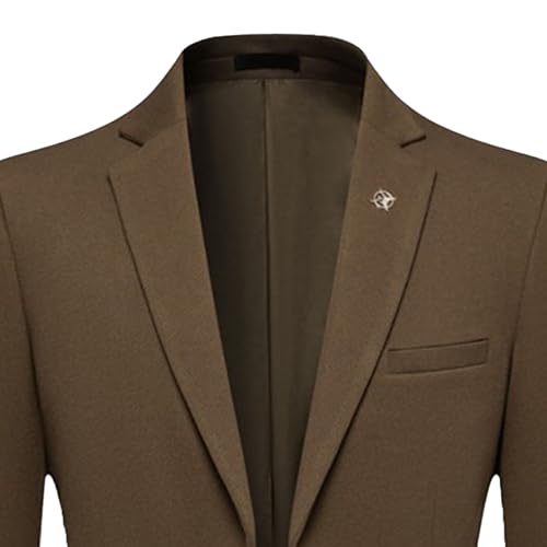 Men's Causal Blazer Two Button Blazerss Slim Fit Suit Jacket Solid Color Sports Coats Wedding Prom Party2
