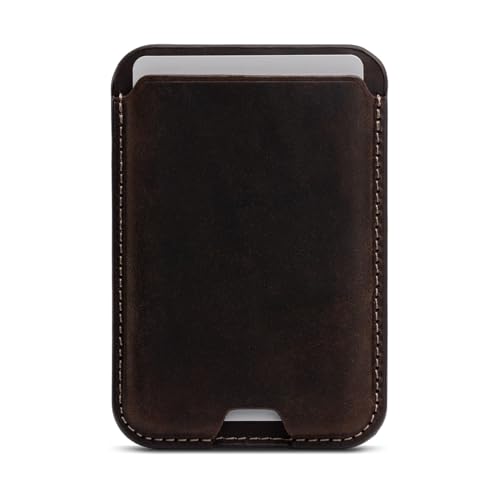 KORDIZ MagSafe Leather Wallet Rustic