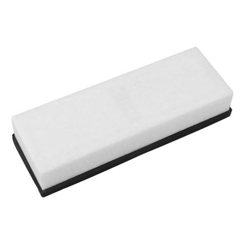 XHTLLO 8000 Grit Dual Sided Sharpening Stone, White Jade High Hardness Knife Sharpening Stone for Scissors Knife Blades, Portable and Multi Purpose