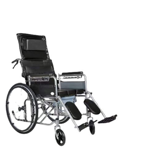 ソフトシートスムースタイヤ手動車椅子 式軽量アルミニウム合金製 型手動介護用車椅子 (スポークホイールはすべて黒い布で覆われています)